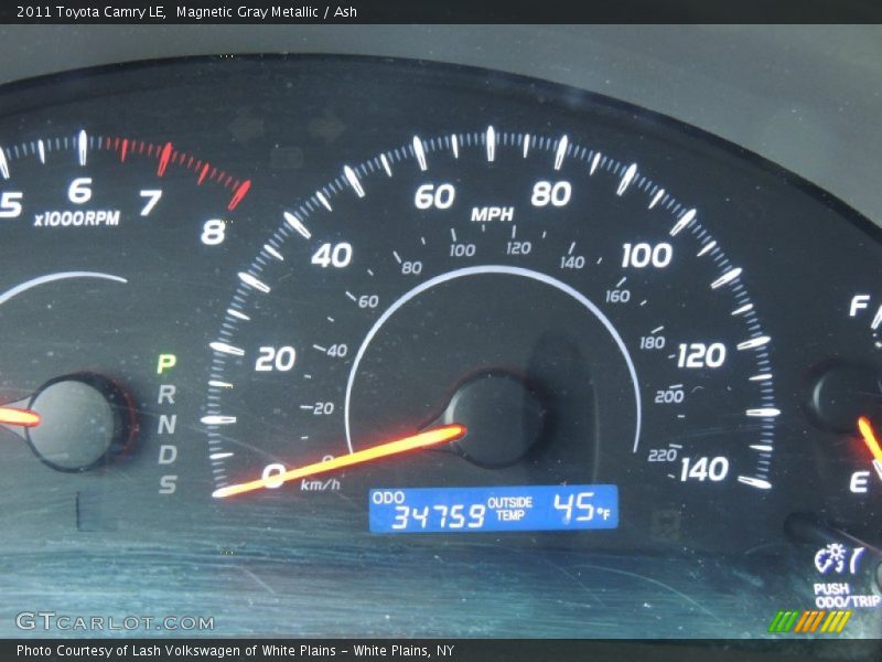 Magnetic Gray Metallic / Ash 2011 Toyota Camry LE
