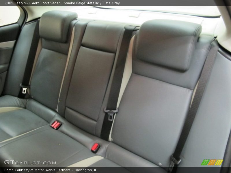 Smoke Beige Metallic / Slate Gray 2005 Saab 9-3 Aero Sport Sedan