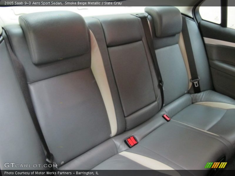 Rear Seat of 2005 9-3 Aero Sport Sedan