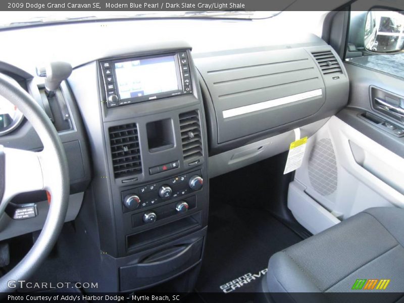 Modern Blue Pearl / Dark Slate Gray/Light Shale 2009 Dodge Grand Caravan SE