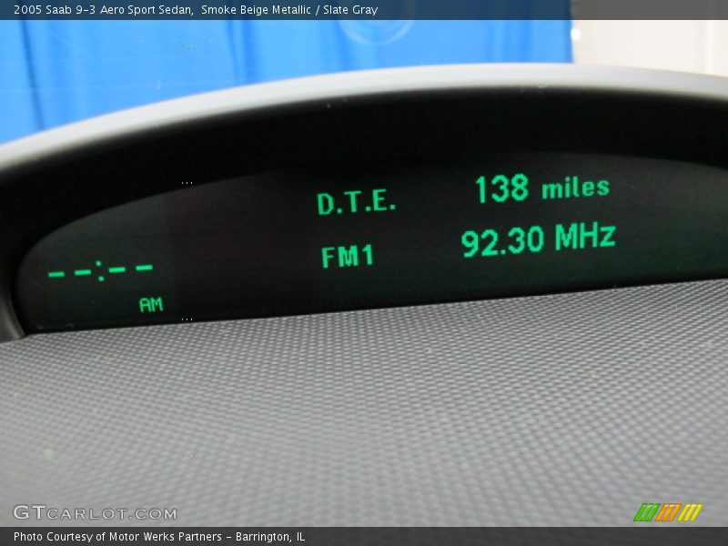 Smoke Beige Metallic / Slate Gray 2005 Saab 9-3 Aero Sport Sedan