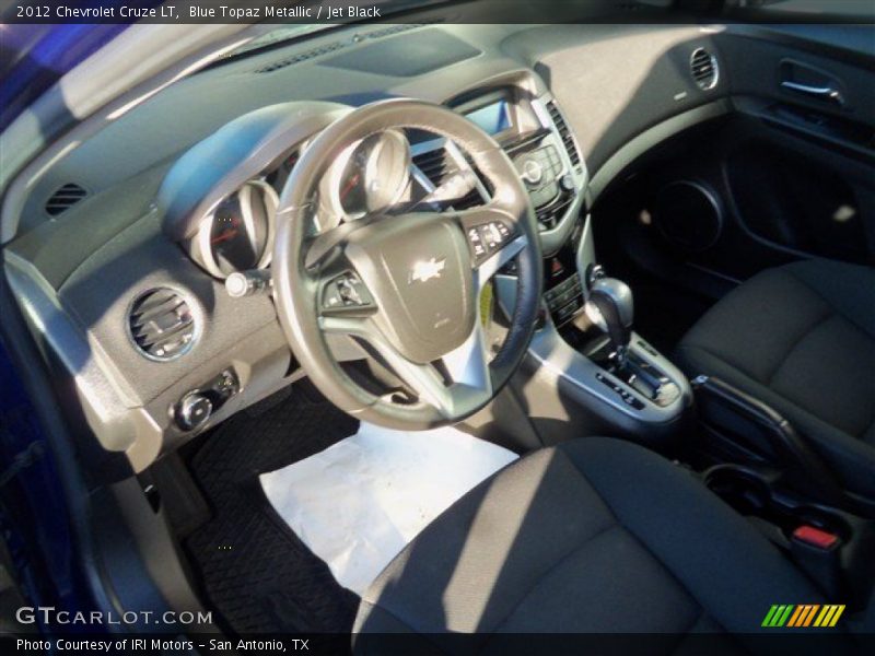 Blue Topaz Metallic / Jet Black 2012 Chevrolet Cruze LT