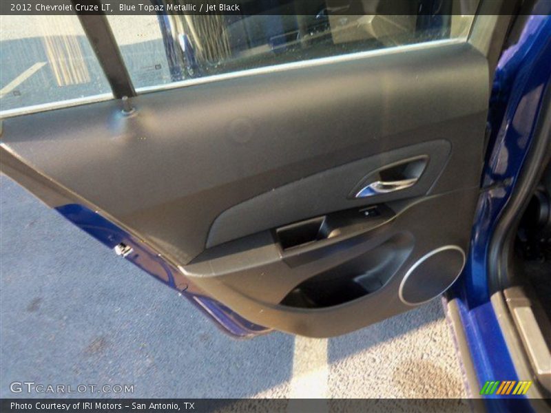 Blue Topaz Metallic / Jet Black 2012 Chevrolet Cruze LT