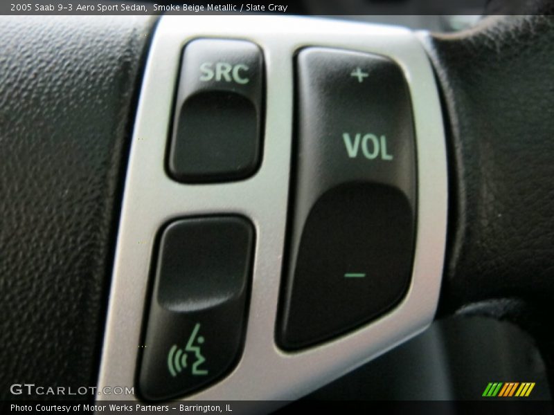 Smoke Beige Metallic / Slate Gray 2005 Saab 9-3 Aero Sport Sedan