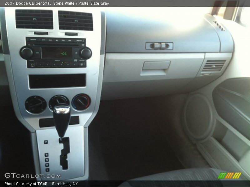 Stone White / Pastel Slate Gray 2007 Dodge Caliber SXT