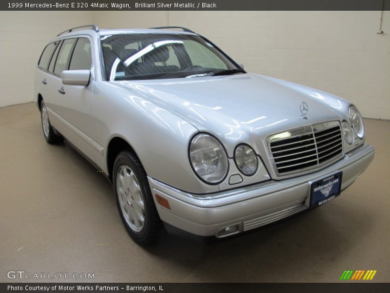 Brilliant Silver Metallic / Black 1999 Mercedes-Benz E 320 4Matic Wagon