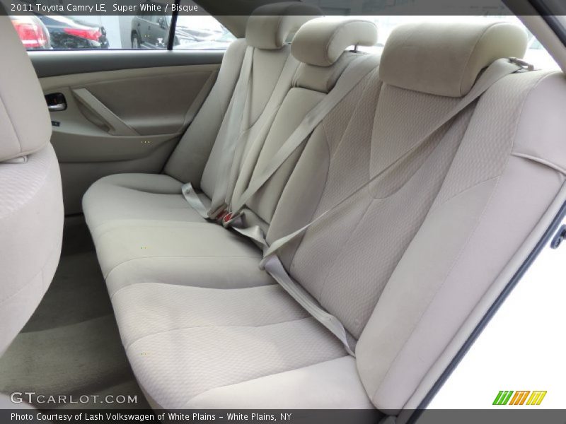 Rear Seat of 2011 Camry LE