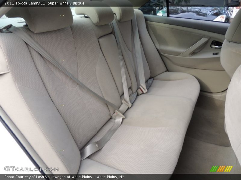 Rear Seat of 2011 Camry LE