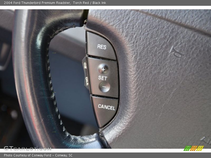 Controls of 2004 Thunderbird Premium Roadster