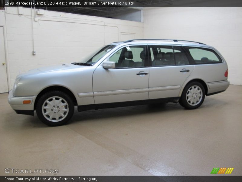 Brilliant Silver Metallic / Black 1999 Mercedes-Benz E 320 4Matic Wagon