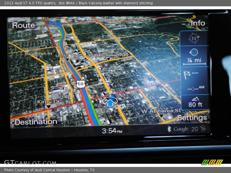 Navigation of 2013 S7 4.0 TFSI quattro