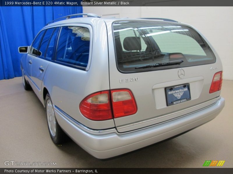 Brilliant Silver Metallic / Black 1999 Mercedes-Benz E 320 4Matic Wagon