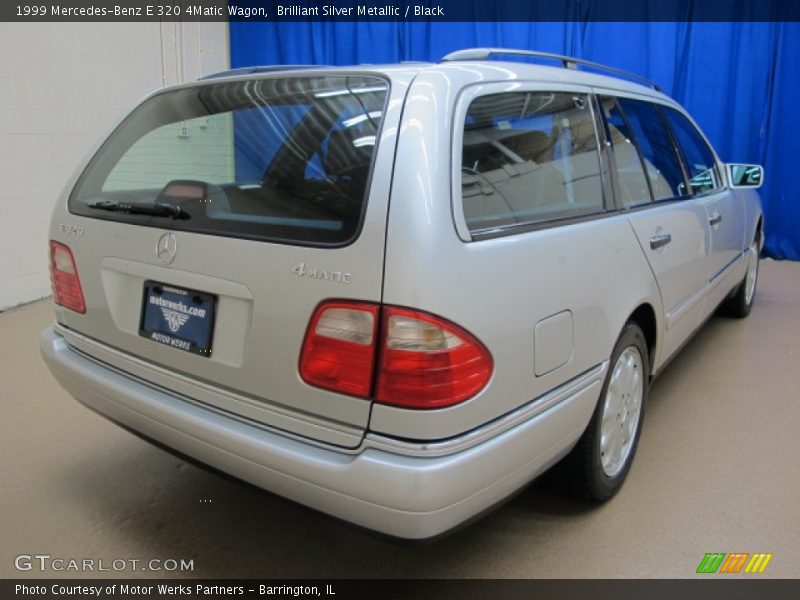 Brilliant Silver Metallic / Black 1999 Mercedes-Benz E 320 4Matic Wagon