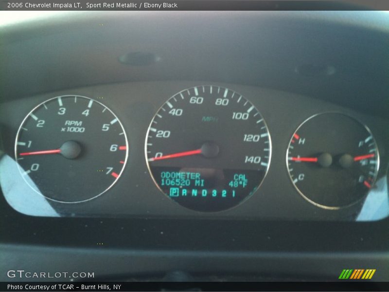 Sport Red Metallic / Ebony Black 2006 Chevrolet Impala LT