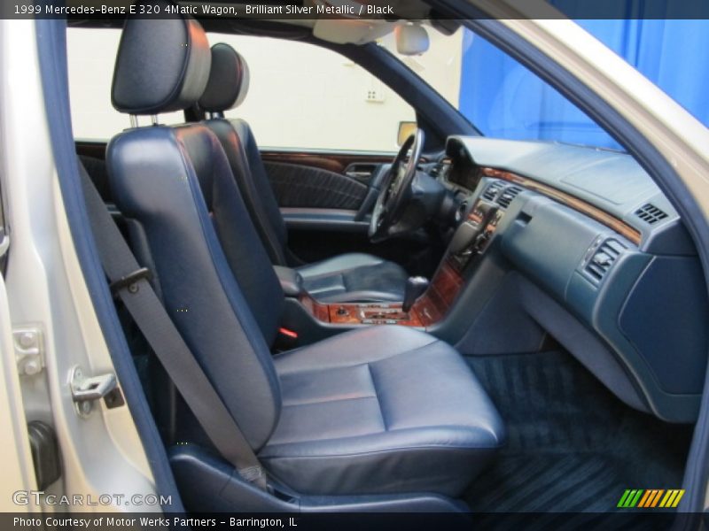 Brilliant Silver Metallic / Black 1999 Mercedes-Benz E 320 4Matic Wagon