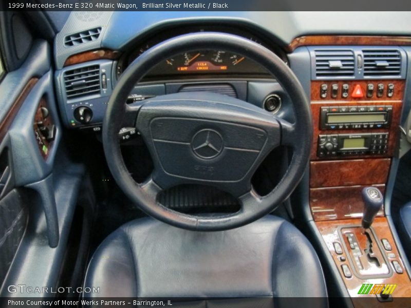 Brilliant Silver Metallic / Black 1999 Mercedes-Benz E 320 4Matic Wagon