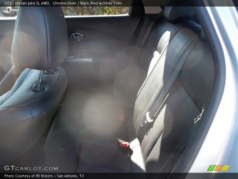 Chrome Silver / Black/Red w/Silver Trim 2011 Nissan Juke SL AWD