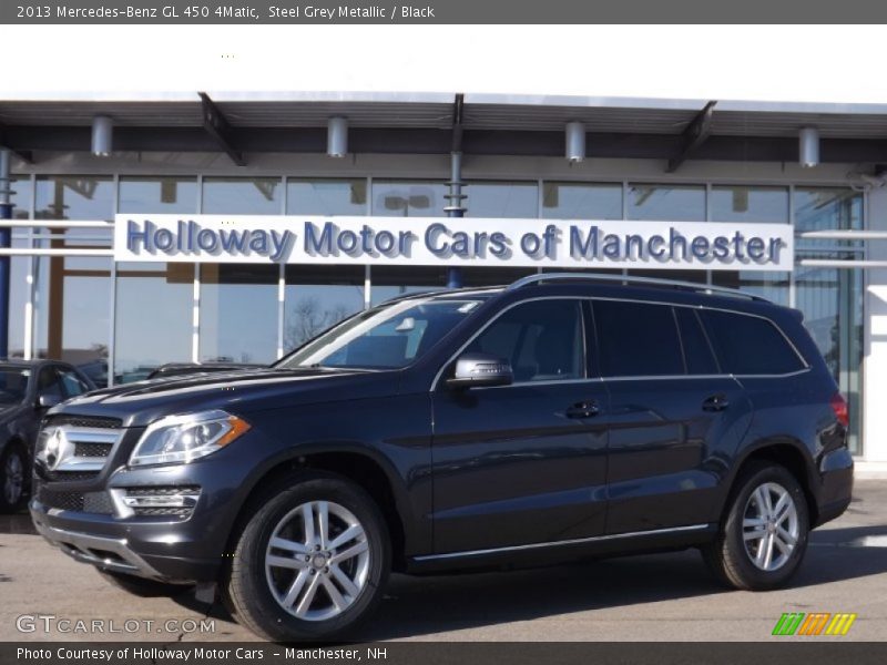 Steel Grey Metallic / Black 2013 Mercedes-Benz GL 450 4Matic