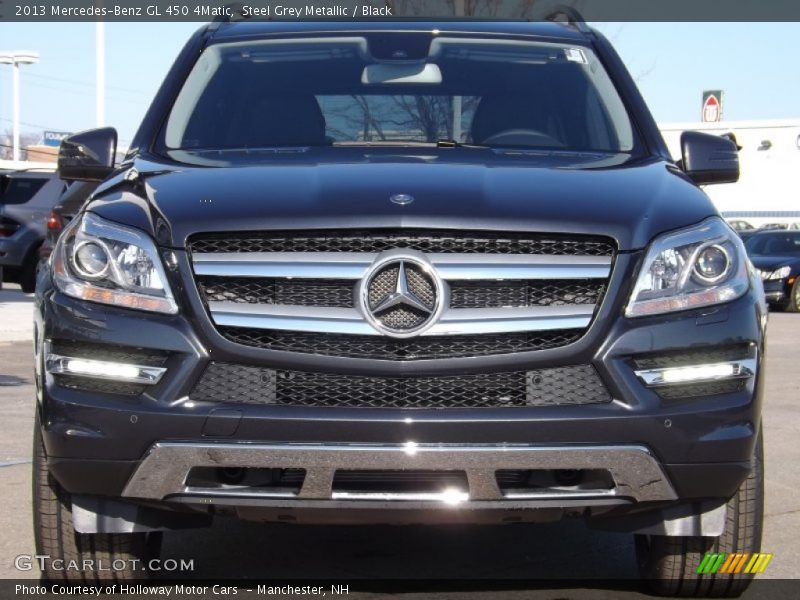 Steel Grey Metallic / Black 2013 Mercedes-Benz GL 450 4Matic