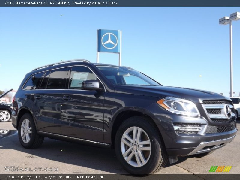 Steel Grey Metallic / Black 2013 Mercedes-Benz GL 450 4Matic