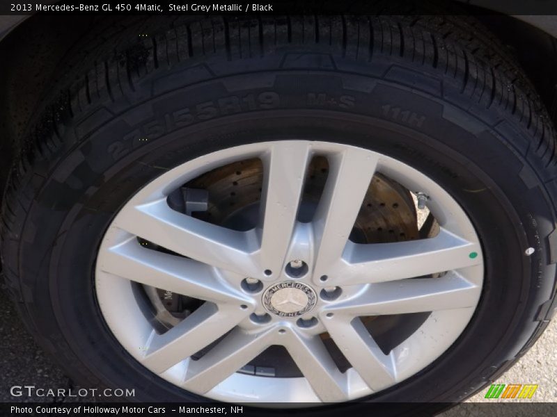 Steel Grey Metallic / Black 2013 Mercedes-Benz GL 450 4Matic