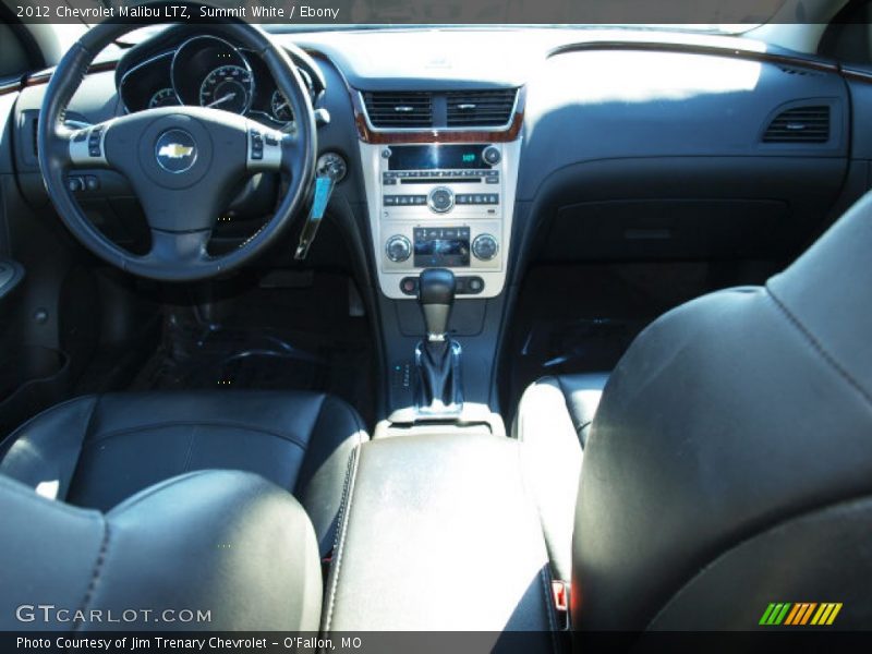 Summit White / Ebony 2012 Chevrolet Malibu LTZ