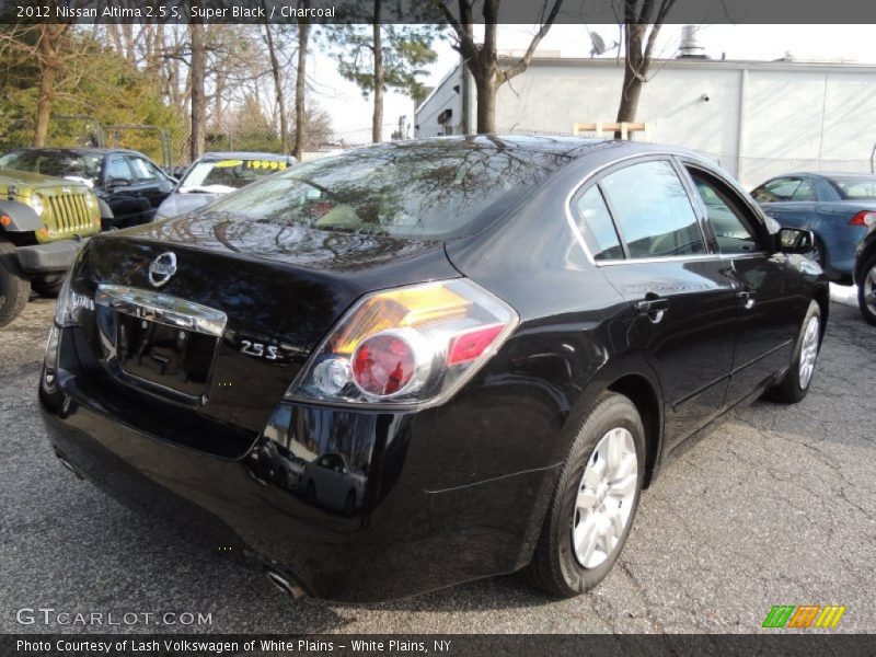 Super Black / Charcoal 2012 Nissan Altima 2.5 S