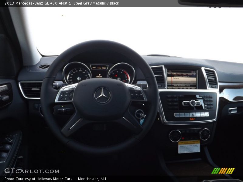 Steel Grey Metallic / Black 2013 Mercedes-Benz GL 450 4Matic