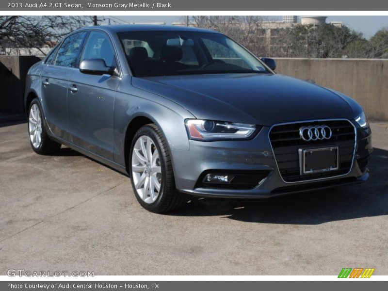 Monsoon Gray Metallic / Black 2013 Audi A4 2.0T Sedan