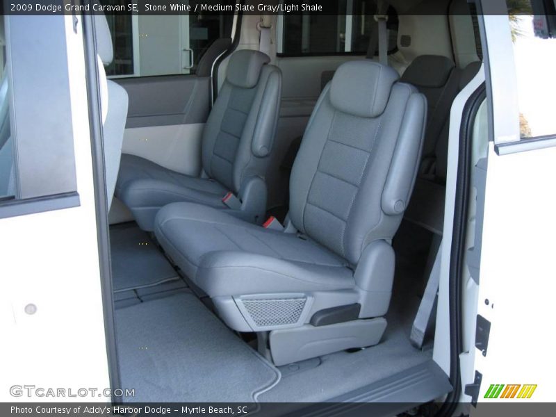 Stone White / Medium Slate Gray/Light Shale 2009 Dodge Grand Caravan SE