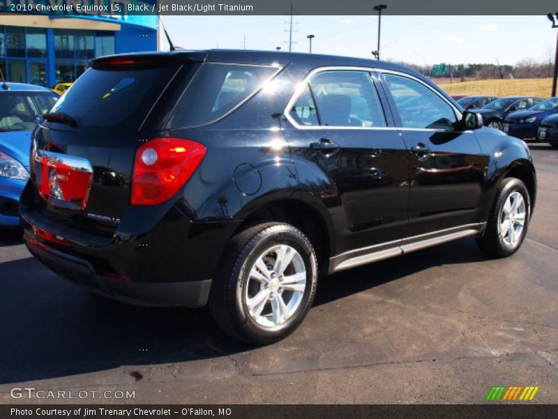 Black / Jet Black/Light Titanium 2010 Chevrolet Equinox LS