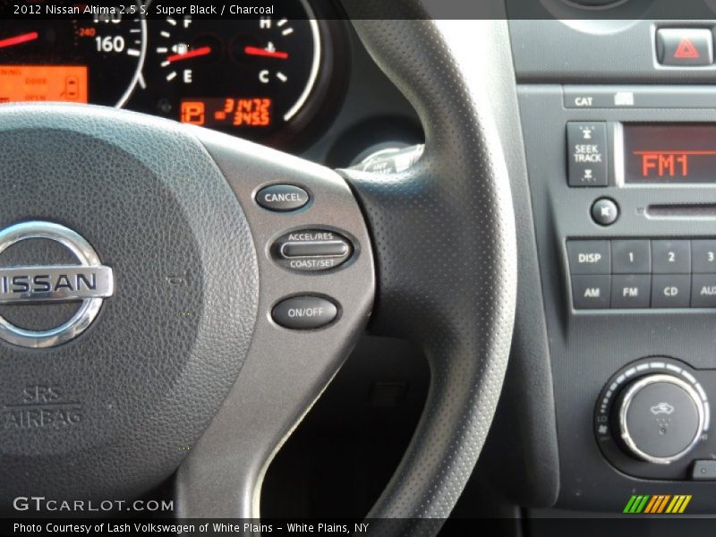 Super Black / Charcoal 2012 Nissan Altima 2.5 S