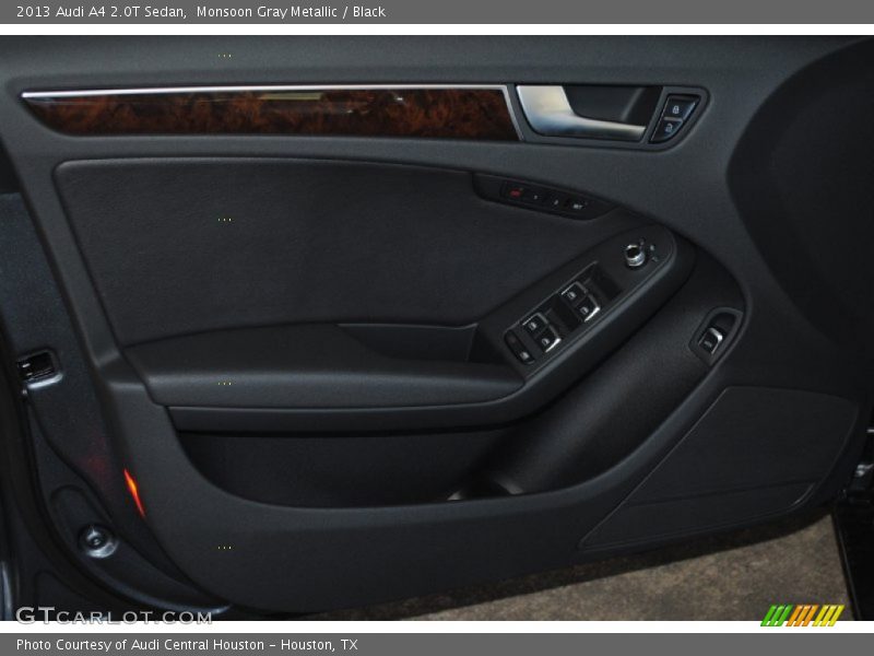 Monsoon Gray Metallic / Black 2013 Audi A4 2.0T Sedan