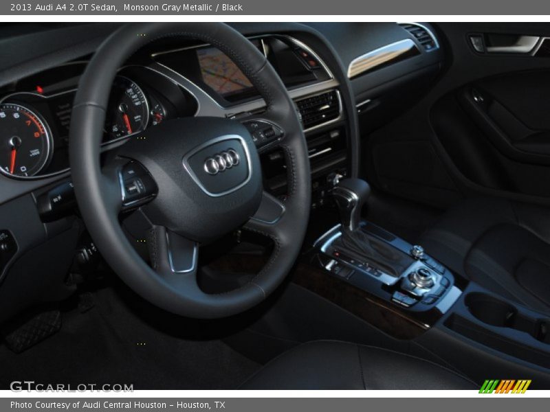 Monsoon Gray Metallic / Black 2013 Audi A4 2.0T Sedan