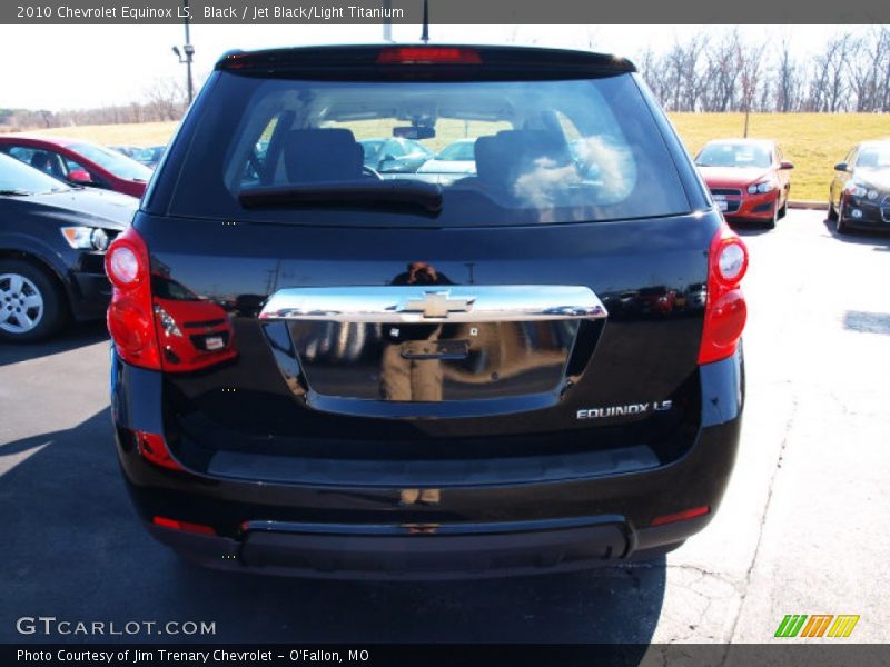 Black / Jet Black/Light Titanium 2010 Chevrolet Equinox LS