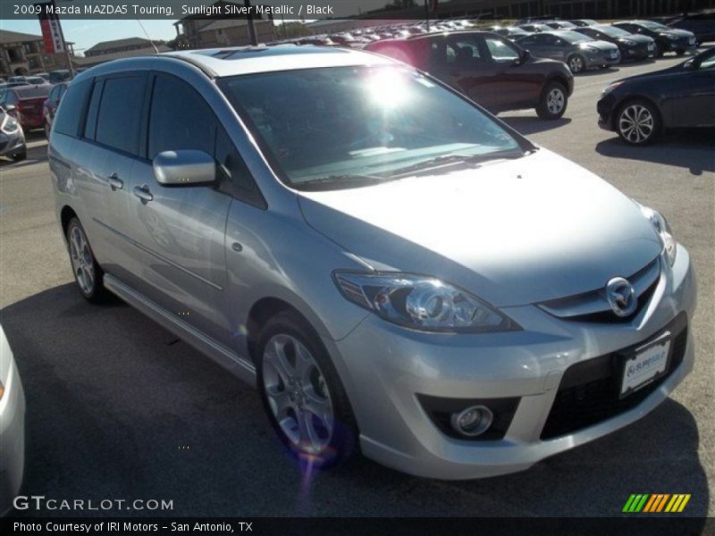 Sunlight Silver Metallic / Black 2009 Mazda MAZDA5 Touring