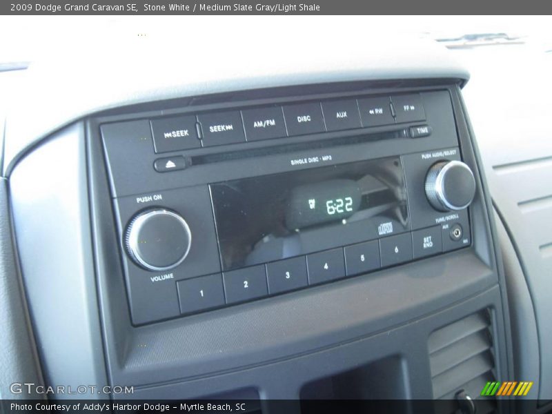 Stone White / Medium Slate Gray/Light Shale 2009 Dodge Grand Caravan SE