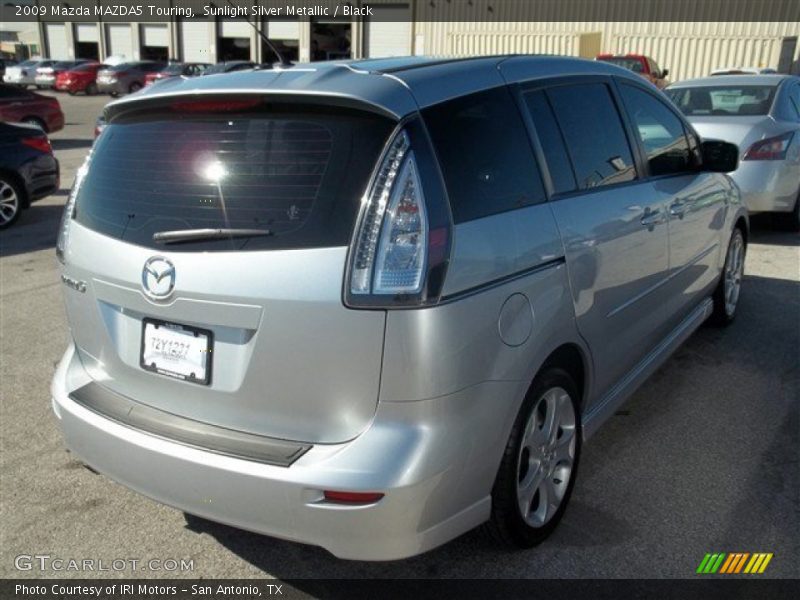 Sunlight Silver Metallic / Black 2009 Mazda MAZDA5 Touring