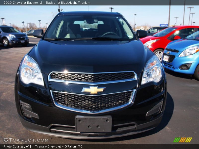 Black / Jet Black/Light Titanium 2010 Chevrolet Equinox LS