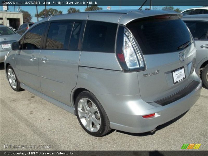Sunlight Silver Metallic / Black 2009 Mazda MAZDA5 Touring