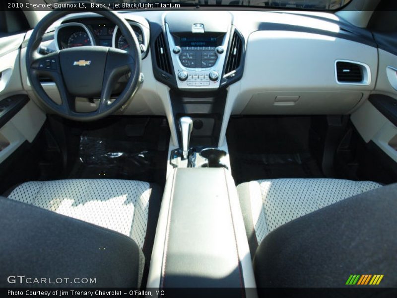 Black / Jet Black/Light Titanium 2010 Chevrolet Equinox LS