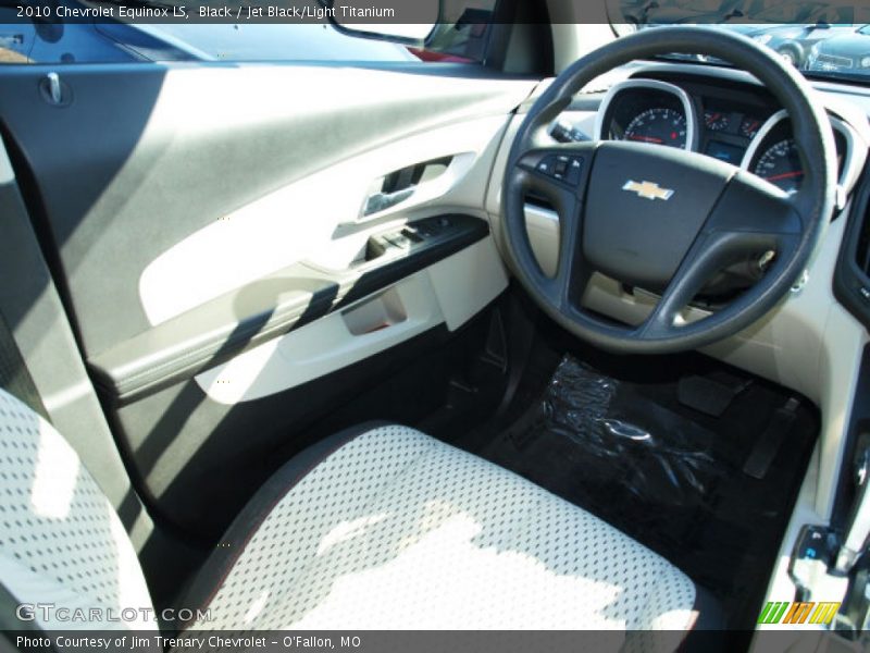Black / Jet Black/Light Titanium 2010 Chevrolet Equinox LS