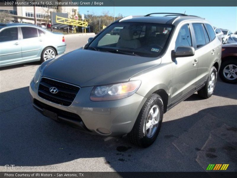 Natural Khaki Green / Beige 2007 Hyundai Santa Fe GLS