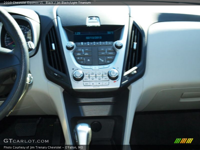 Black / Jet Black/Light Titanium 2010 Chevrolet Equinox LS