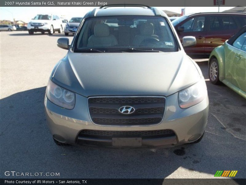 Natural Khaki Green / Beige 2007 Hyundai Santa Fe GLS