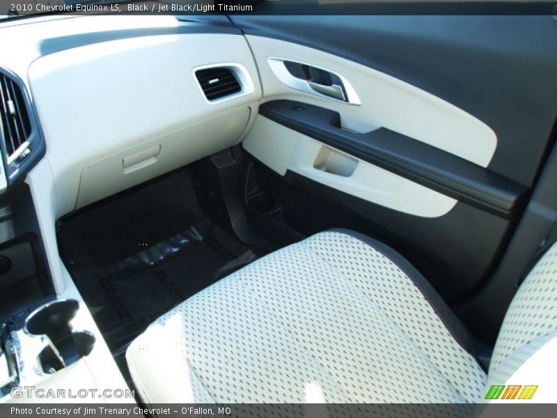Black / Jet Black/Light Titanium 2010 Chevrolet Equinox LS