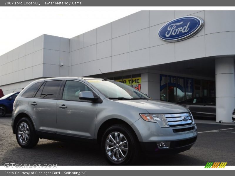 Pewter Metallic / Camel 2007 Ford Edge SEL