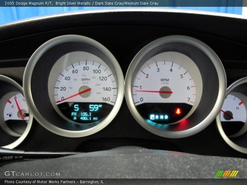 Bright Silver Metallic / Dark Slate Gray/Medium Slate Gray 2005 Dodge Magnum R/T