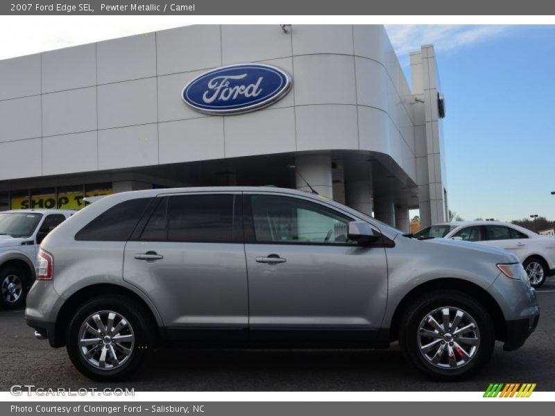 Pewter Metallic / Camel 2007 Ford Edge SEL