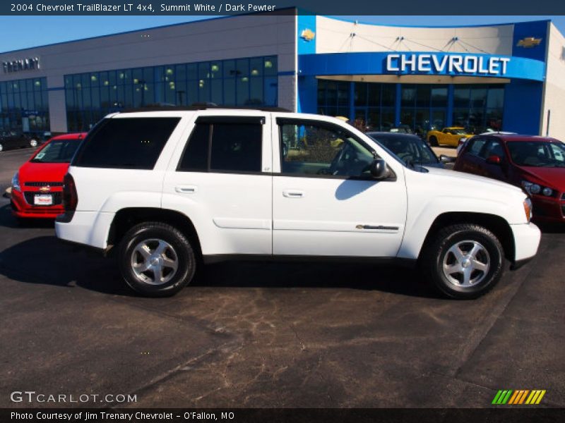 Summit White / Dark Pewter 2004 Chevrolet TrailBlazer LT 4x4